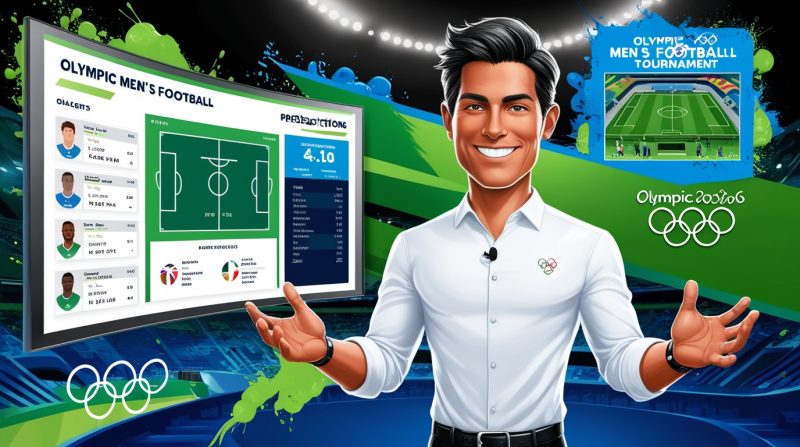 Apresentação e previsões do futebol nos Torneio Olímpico Masculino 5